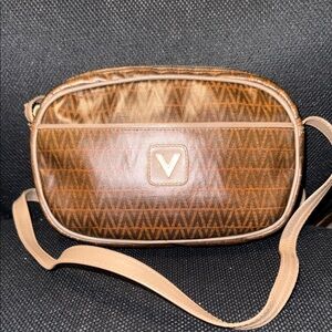 AUTH MARIO VALENTINO MINI LEATHER SHOULDER/CROSSBODY BAG VINTAGE